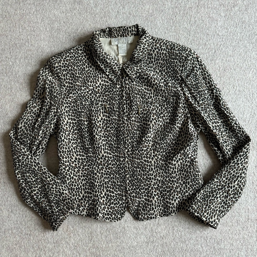 Vintage Cheetah Print Jacket - image 2